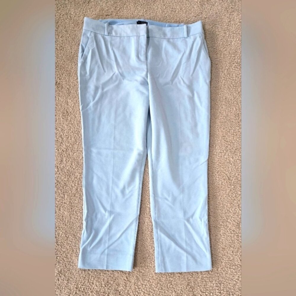 The Limited Light Blue Cropped Dress Pants Size 14